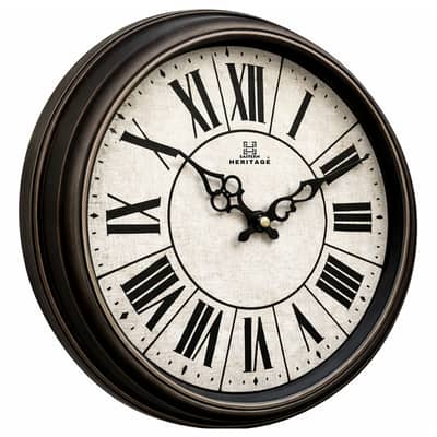 Eastern Heritage Rustic Wall Clock – 15 Inch  For Sale