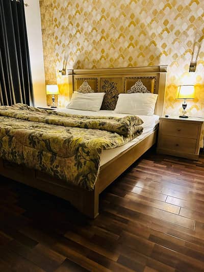 One bed apartment per day available Gulbarga green Islamabad