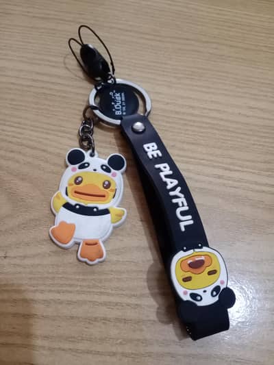 panda Duck Keychain
