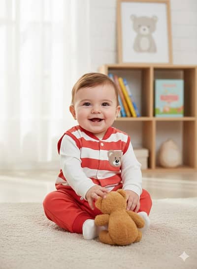 size 3 month to 1 year 3pc suit