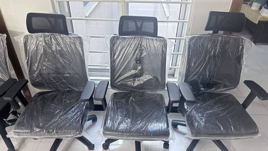 New office computer and office work chairs