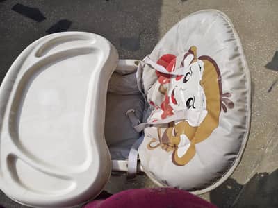Baby food chair plus playing chair