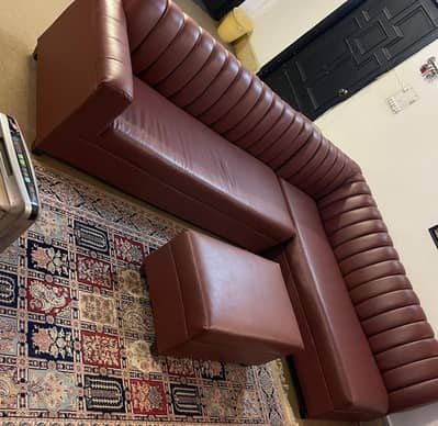 l shape leather sofa