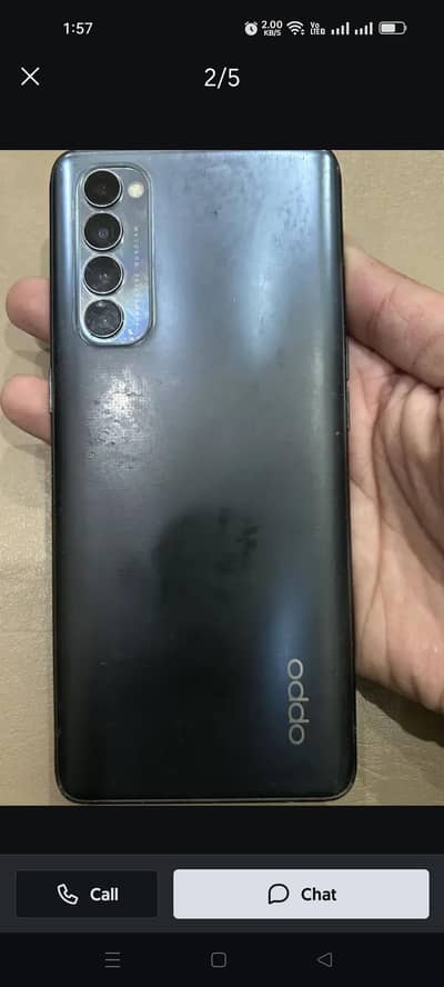 oppo reno 4 pro with box in good condition  1hand use
