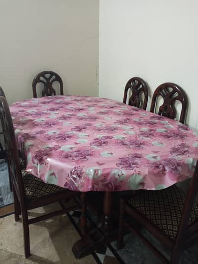 Dining table with chairs