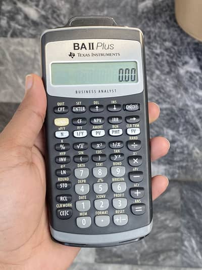 BA II Plus financial calculator texas instruments (ba 2 plus)