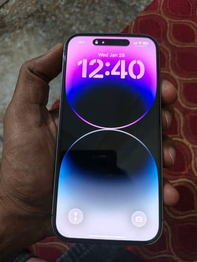 I Phone 14 pro Dual PTA approved Deep Purple color