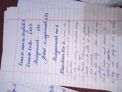 Hand Writing Assignment Work Available