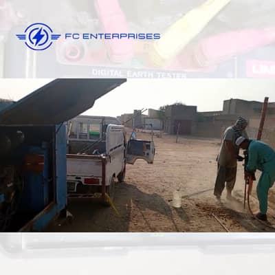 Industrial Earthing with Pressure & Other Machine