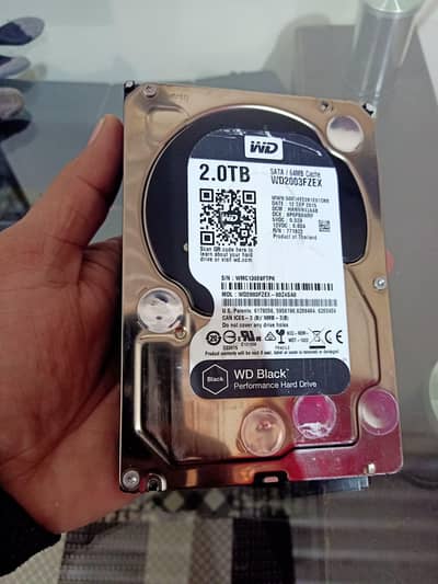 WD BLACK Edition 2TB Made in Thailand