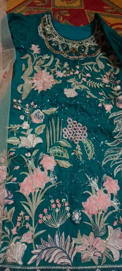 organza duppata  2 hours used