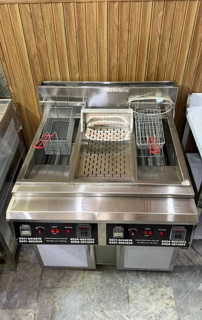 fryers double / Brost machine  / pizza oven