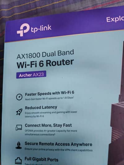 AX1800 Dual Band Wi-Fi 6 Router Archer AX23