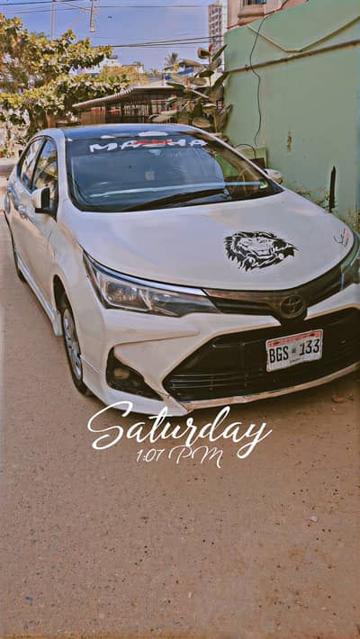 Corolla Xli 2016 convert 2021