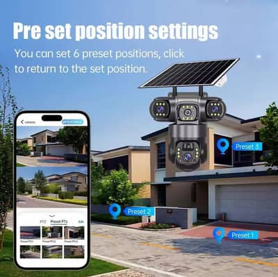 4G Soler 3 lines PTZ camera