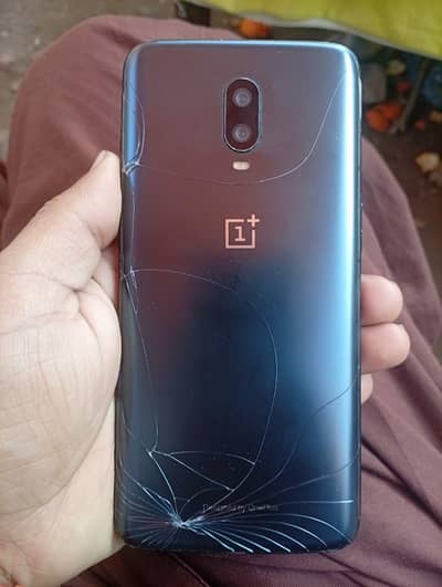 one plus 6t front glass back Break sensor khrab h call walaa 8 / 128 h