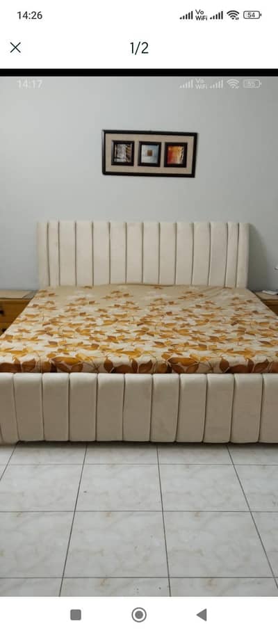 leather velvet sofa for sale urgent