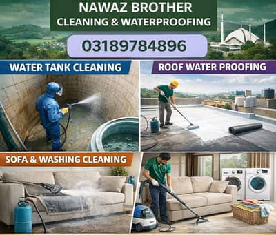 Water tank cleaning/sofa carpet rugs cleanin and Dry / home services