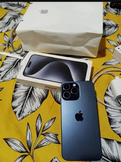 Apple iPhone 15 pro Max PTA approved urgent sale contact OLX