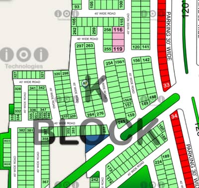 No Transfer Fee - Open Form Plot for Sale K Block
