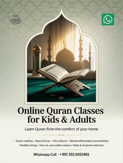 Online Quran Classes for Kids & Adults (Nazra, Hifz & Tajweed)