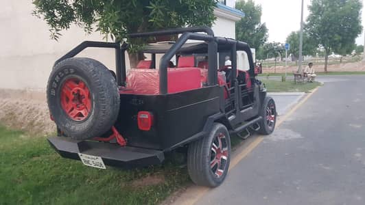 Mitsubishi Jeep cenverts into Sports Jeep