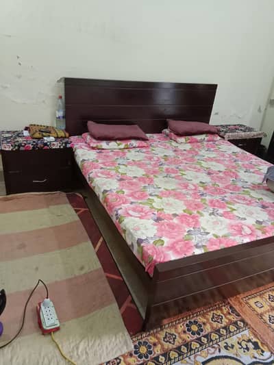 King Size Double Bed Full Sale Without Mattress
