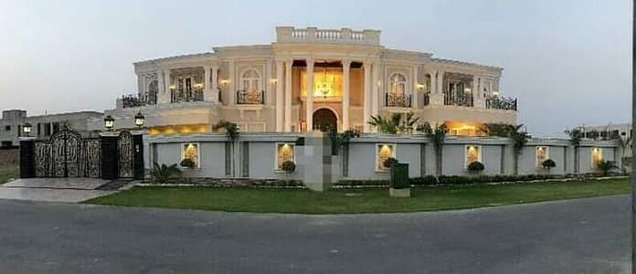 02 Kanal Lash Green Lawn + 02 Kanal Like Brand New Luxury Ultra-Modern Design Most Beautiful Full Basement Fully Furnished Home Theater, Bungalow For Sale At Top Location Of DHA Lahore.