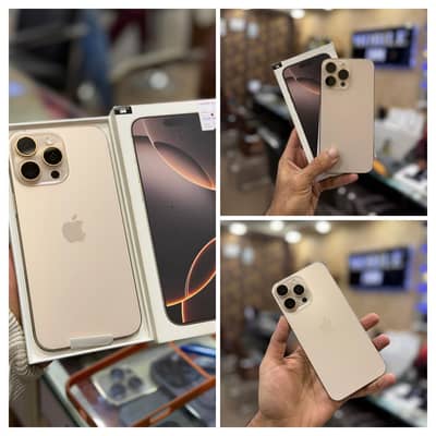 Apple Iphone 16 Pro Max 256GB Factory Unlock Waterpack Desert Titaniu