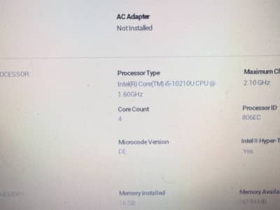 Dell latitude 3410 i5 10th generation