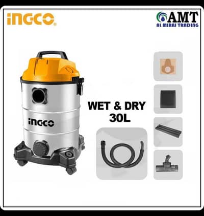 INGCO Wet & Dry Vacuum cleaner 30L – VC13301