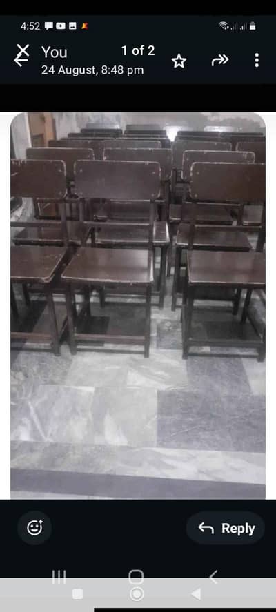 students chairs