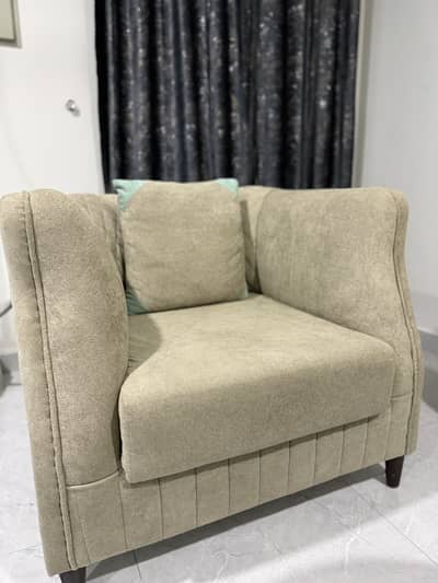 Sofa Set 5 Seater New Brooklye Fabric