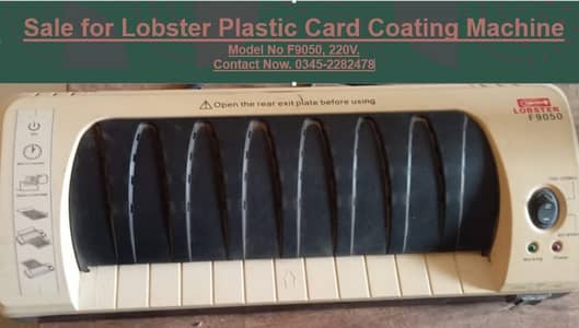 Plastic Card Coating Machine