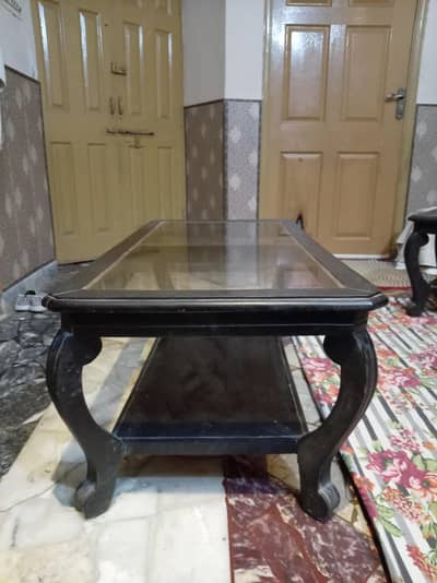 Wooden three pieces table Set