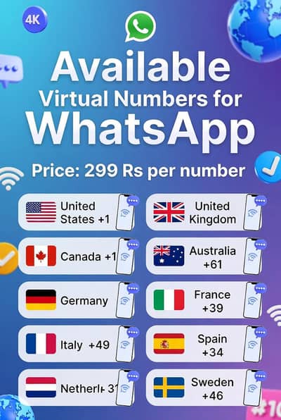 Free WhatsApp Number ,UK USA CANADA And More