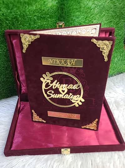 Customized Nikkah Bookley