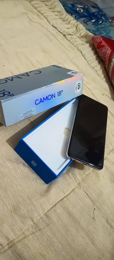 Techno camon 18p with original box