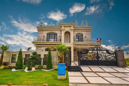 One Kanal Brand New Spanish Design Most Beautiful 7-Bedroom Full Basement Bungalow For Sale At Prime Of DHA Lahore Near To Park Masjid & Commercial Market.
