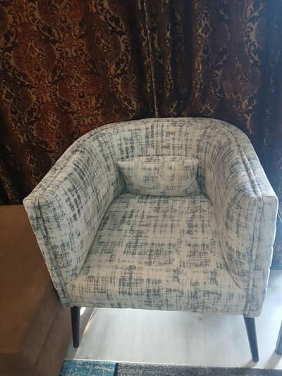 2 sofa chairs new self customised