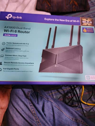 TP-Link Archer AX23 AX1800 Dual-Band Wi-Fi 6 Router – Like New!