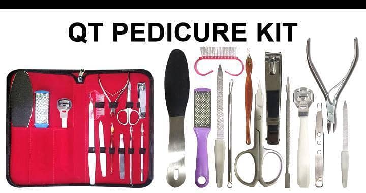 QT Pedicure Kit – Complete Manicure & Pedicure Tool Set
