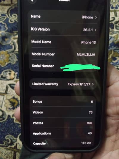 jv iphone 13 abi bs 2 hafta huwe liya ko 10.10 ha