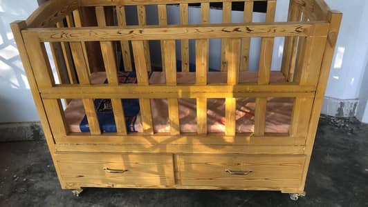 Baby cot | wooden cot | kids bed | crib | baby coat | for sale