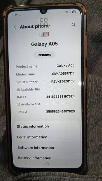 Samsung A05