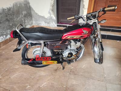 honda cg 125 self start 2022 lush condition