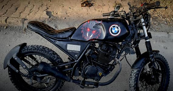 Ravi Piaggio 125 cc self start mono shock