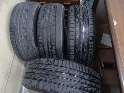 Dunlop Tyres Qty 04 + Pirelli 01 (Total 05 Tyres)   Size 215/55R17