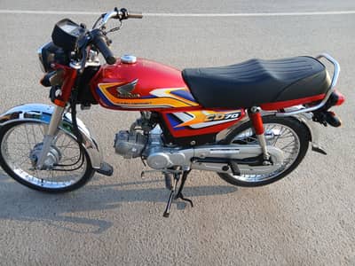 Brand New Honda CD-70cc Bike –  Urgent Sale!