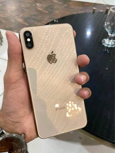 iPhone xsmax 64 GB pta approved condition 10/8.5 panel men line hai